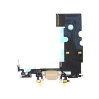 Ladebuchse Mikrofon USB Dock Connector Flex Gold für...