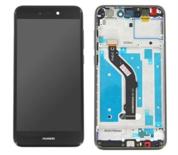 Für Huawei P8 Lite 2017 LCD Display Digitizer Touchscreen Schwarz