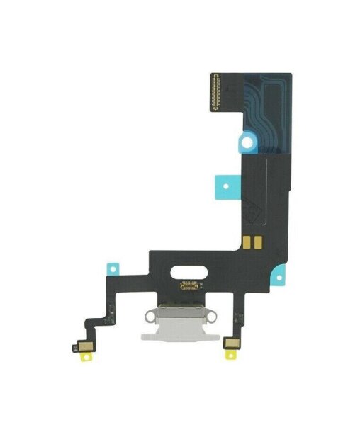 iPhone XR A2105 Ladebuchse Lightning Dockconnector Mikrofon Flex Weiß