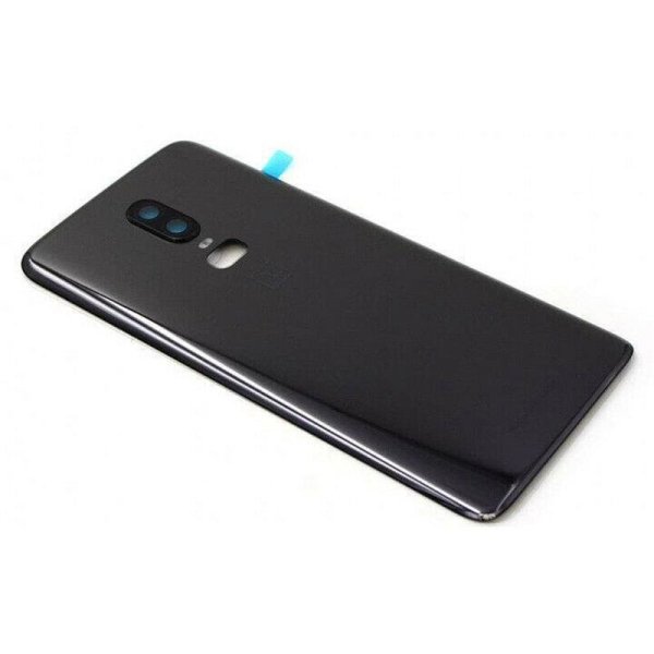 OnePlus 6 Akkudeckel Backcover Battery Deckel Mirror Schwarz