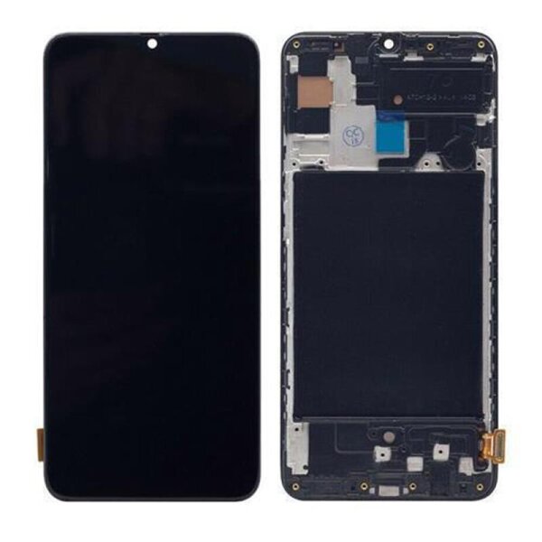 Samsung Galaxy A70 A705F Display Soft OLED Touchscreen Bildschirm Rahmen Schwarz