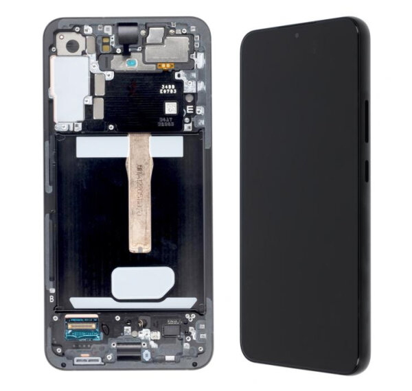 Samsung Galaxy S22+ S906B AMOLED Display Touchscreen Bildschirm Rahmen Graphite Grau