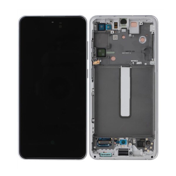 Samsung Galaxy S21 FE G990B AMOLED Display Touchscreen Bildschirm Rahmen Weiß