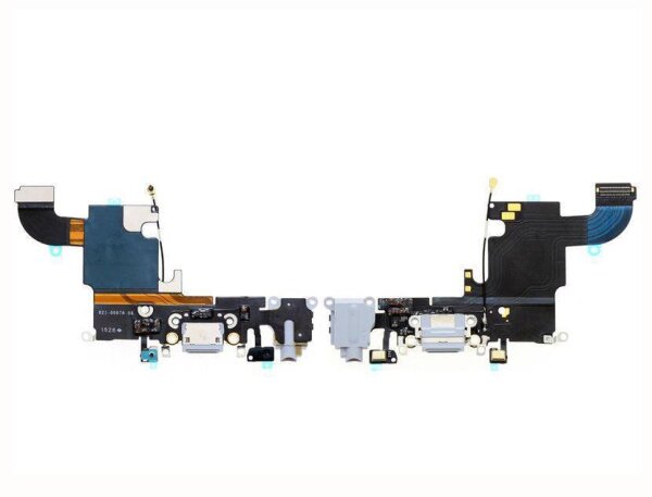 iPhone 6S Ladebuchse Microfon USB Dock Connector Audio Jack Flex Weiß