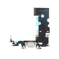 Ladebuchse Mikrofon USB Dock Connector Flex Weiß...