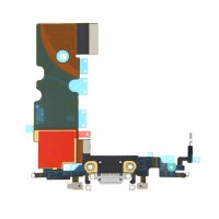 Ladebuchse Mikrofon USB Dock Connector Flex Weiß...