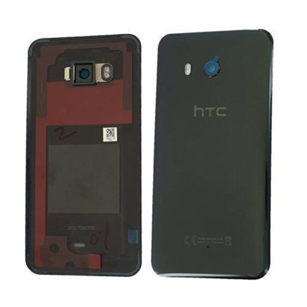 Original HTC U11 Akkudeckel Backcover Gehäuse Deckel Schale Rückseite Schwarz