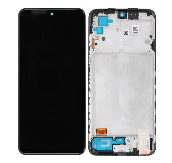 Xiaomi Redmi Note 10S AMOLED Display Touchscreen Bildschirm Rahmen Schwarz / Onyx Grau