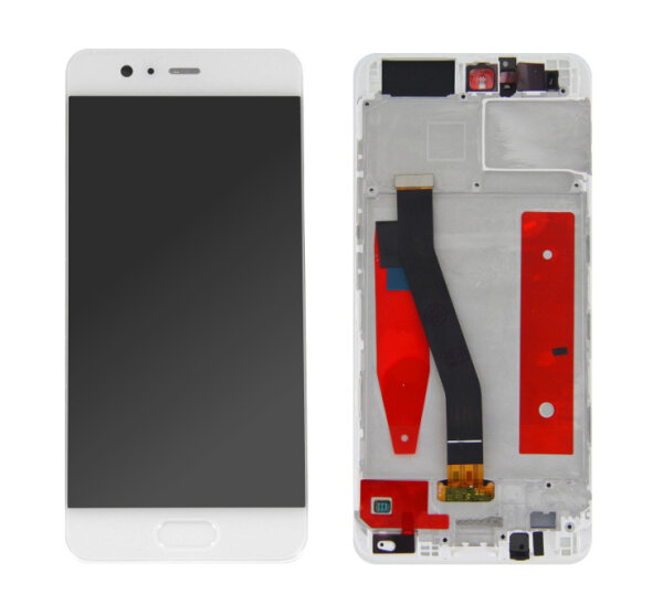 Huawei P10 LCD Display Touchscreen Bildschirm Rahmen Weiß