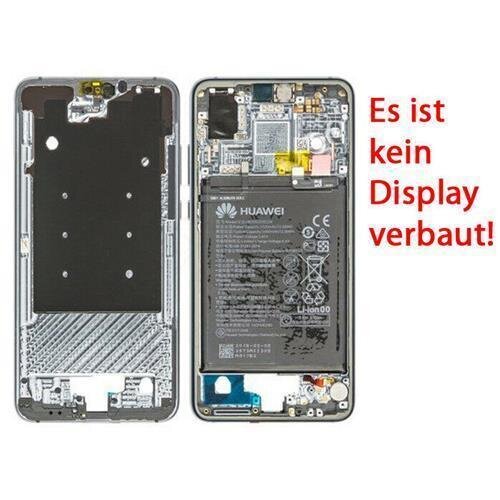 Huawei P20 EML-L29 Mittel Rahmen Displayrahmen mit Akku Midnight Blau