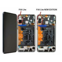 Huawei P30 Lite New Edition LCD Display Touch Rahmen Akku...