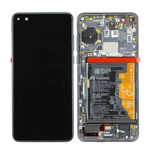 Huawei P40 OLED Display Touchscreen Bildschirm Rahmen Akku Schwarz