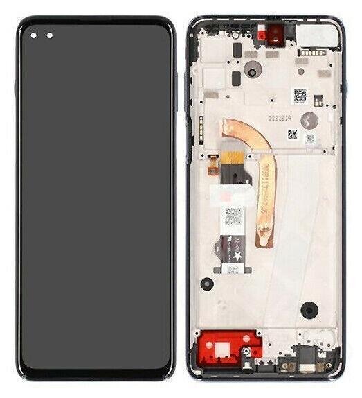 Motorola Moto G100 XT2125 90Hz LCD Display Touchscreen Bildschirm Rahmen Grau Slate Grey
