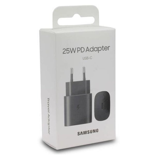 Samsung 25W PD Reiseadapter USB Type-C Schwarz EP-TA800NWEGEU Universal