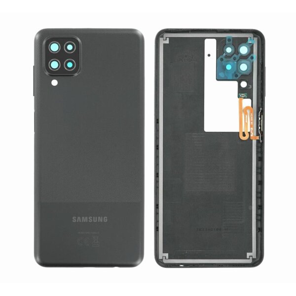 Samsung Galaxy A12 A125F Akkudeckel Backcover Batterie Deckel Schwarz