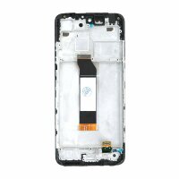 Xiaomi Redmi Note 10 5G / 10T 5G LCD Display Touchscreen Bildschirm Rahmen Graphite Grau