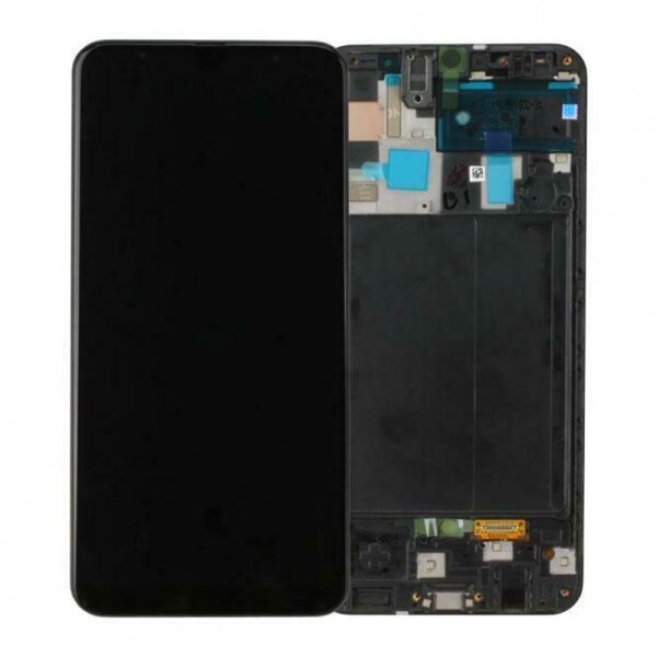 Samsung Galaxy A50 A505F AMOLED Display Touchscreen Bildschirm Rahmen Schwarz