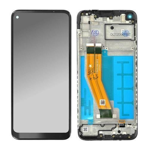 Samsung Galaxy M11 M115F LCD IPS Display Touchscreen Bildschirm Rahmen Schwarz