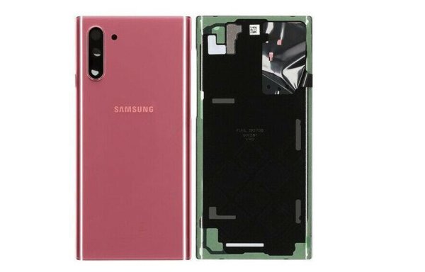 Samsung Note 10 N970F Akkudeckel Backcover Batterie Deckel Aura Pink GH82-20528F