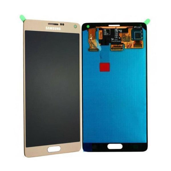 Original Samsung Galaxy Note 4 SM-N910F LCD AMOLED Display Touchscreen in Gold
