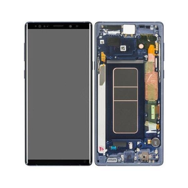 Samsung Galaxy Note 9 N960F Amoled Display Rahmen Bildschirm Ocean Blau