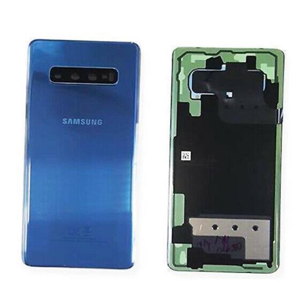Samsung S10 Plus G975F Akkudeckel Batterie Deckel Backcover Blau 