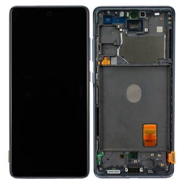 Samsung Galaxy S20 FE 5G G781B Display Touchscreen Rahmen Cloud Navy Schwarz