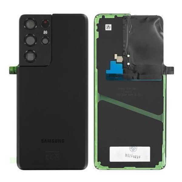 Samsung Galaxy S21 Ultra G998B Akkudeckel Backcover Batterie Deckel Schwarz