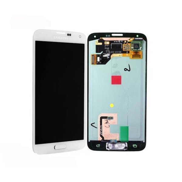 Samsung S5 G900F LCD Display Touchscreen Bildschirm Weiß