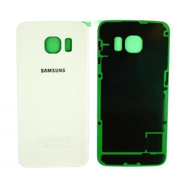 Samsung Galaxy S6 G920F Akkudeckel Backcover Batterie Deckel Pearl Weiß