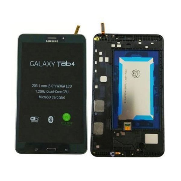Samsung Galaxy Tab 4 8.0 T335 LCD Display Touchscreen Bildschirm Rahmen Schwarz