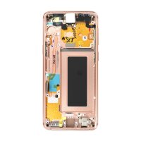 Samsung Galaxy S9 G960F AMOLED Display Touchscreen Bildschirm Rahmen Gold