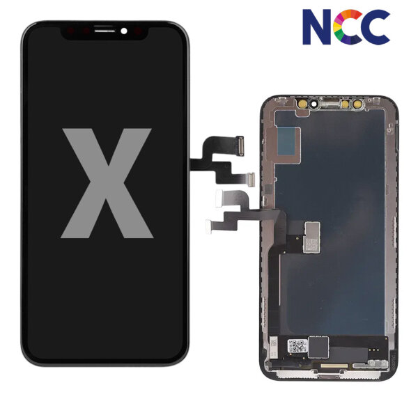 NCC Soft OLED Display Touchscreen Bildschirm Schwarz für iPhone X