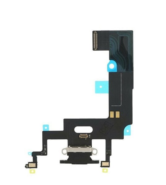 Ladebuchse Mikrofon USB Dock Connector Flex Schwarz für iPhone XR