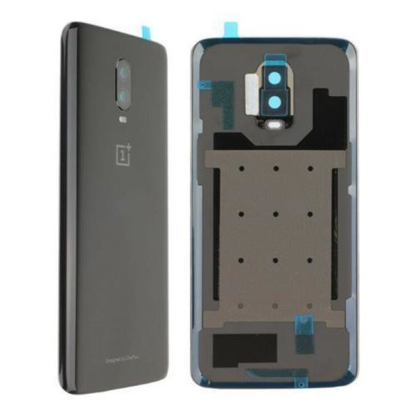 OnePlus 6T A6010 / A6013 Akkudeckel Backcover Batterie Deckel Mirror Schwarz