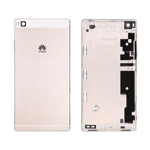 Huawei Ascend P8 Akkudeckel Akku Deckel Backcover Cover Rahmen Gehäuse Weiß