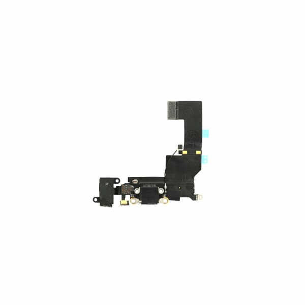 Ladebuchse Mikrofon USB Dockconnector Audio Jack Flex Schwarz für iPhone SE