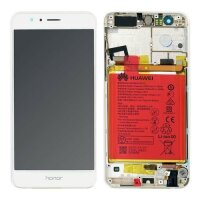 Honor 8 LCD Display Touchsreen Bildschirm Rahmen Akku...