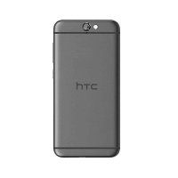 HTC One A9 Akkudeckel Backcover Batterie Deckel Grau Schwarz