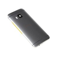 HTC One M9 Akkudeckel Backcover Batterie Deckel Silber Weiß