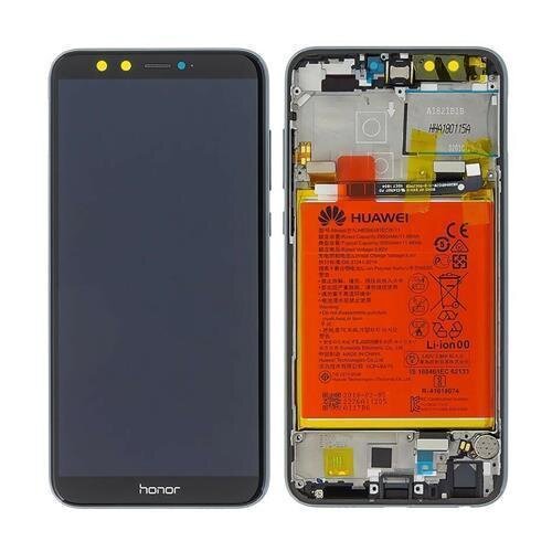 Honor 9 Lite LCD Display Touchscreen Bildschirm Rahmen & Akku Schwarz