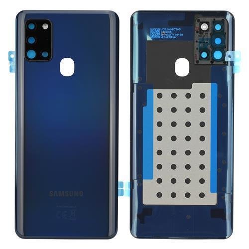 Samsung Galaxy A21s A217F Akkudeckel Backcover Batterie Deckel Schwarz