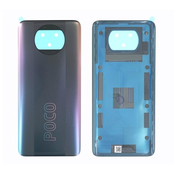 Xiaomi Poco X3 Pro Akkudeckel Backcover Gehäuse Batterie Deckel & Klebestreifen Schwarz