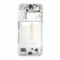 Samsung Galaxy S22+ S906B Dynamic AMOLED Display Touchscreen Bildschirm Rahmen Phantom Weiß / Hell Blau / Beige