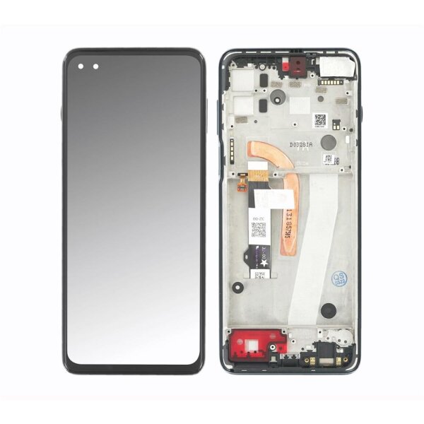 Original Motorola Moto G100 XT2125 90Hz LCD Display Rahmen in Blau Magic Blue