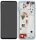 Motorola Moto G100 XT2125 LCD Display Bildschirm Rahmen Blau