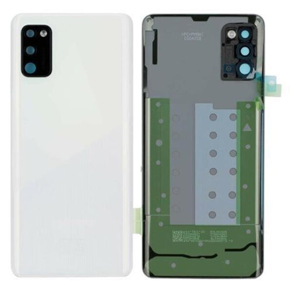 Samsung Galaxy A41 A415F Akkudeckel Backcover Batterie Deckel Prism Crush Weiß