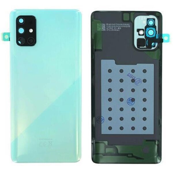 Samsung Galaxy A71 A715F Akkudeckel Backcover Batterie Deckel Blau