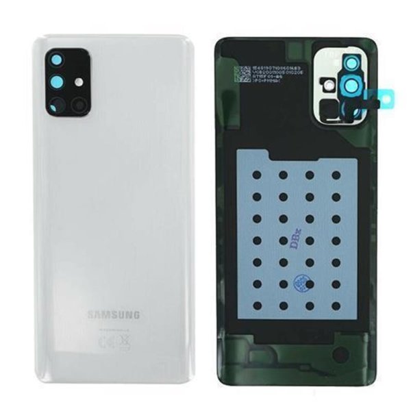 Samsung Galaxy A71 A715F Akkudeckel Backcover Batterie Deckel Silber Weiß