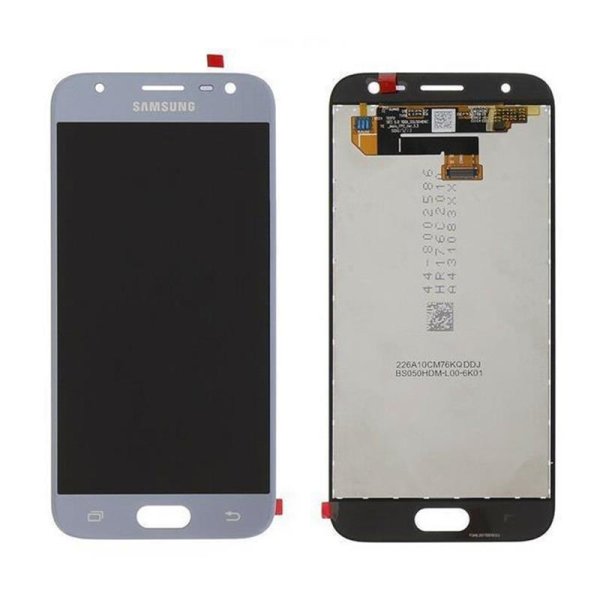 Samsung Galaxy J3 2017 J330F LCD Display Touchscreen Bildschirm Blau Silber